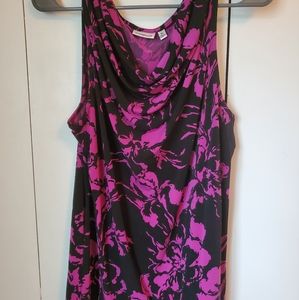 Fun and flirty XL sleeveless top